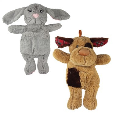 Pacote de calor úmido para micro-ondas em forma de animal