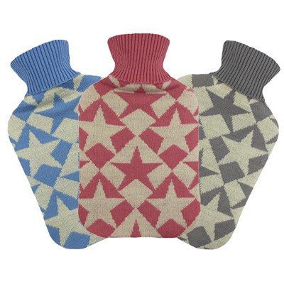 Capa clássica do fabricante para garrafa de água quente