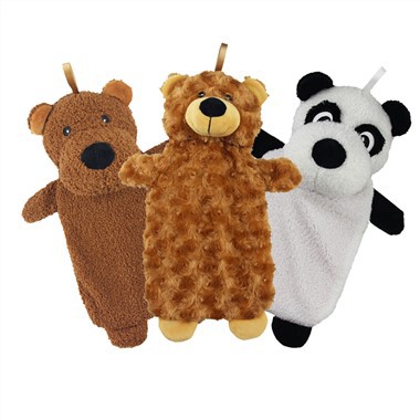 Linda bolsa de água quente capa animal