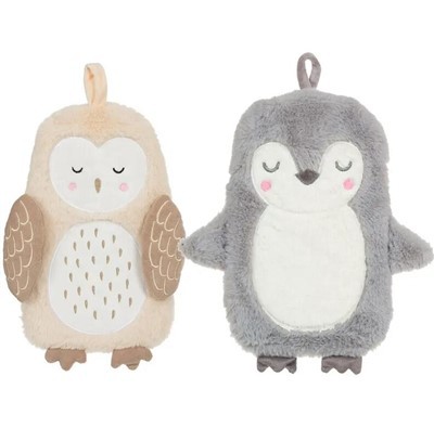 Capa para garrafa de água quente de coruja fofa