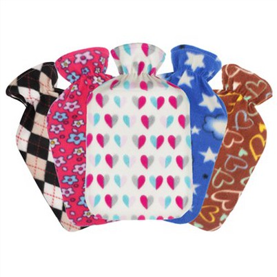 Capa de bolsa de água quente de borracha de lã