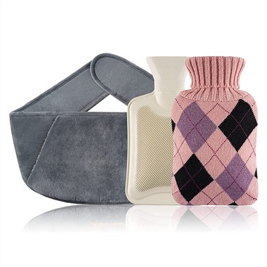 Cobertura de cintura para garrafa de água quente de malha