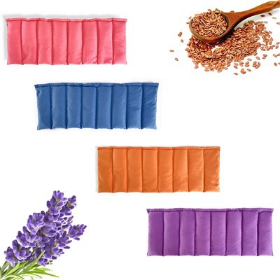 Almofada de aquecimento reutilizável de lavanda para micro-ondas