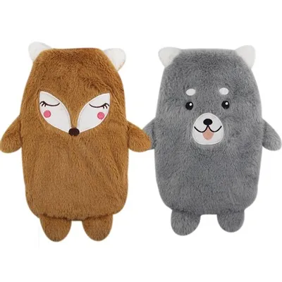 Capas de saco de água quente de borracha em formato de animal