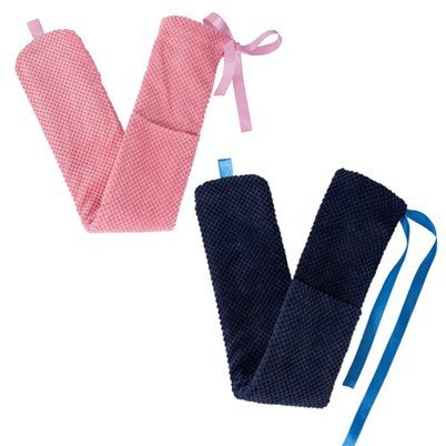 Bolsa de água quente longa de pelúcia de pele sintética quente