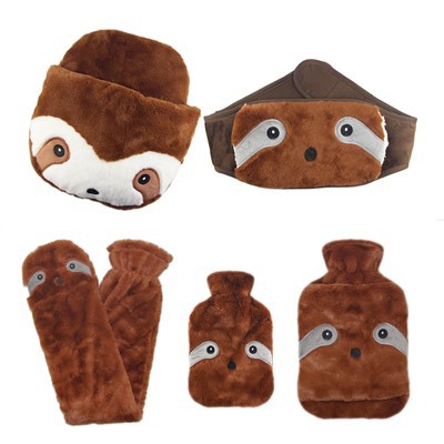 Pé mão cintura capa de garrafa de água quente quente