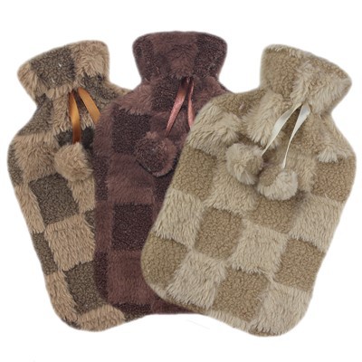 Capa de pelúcia para saco de água quente quente