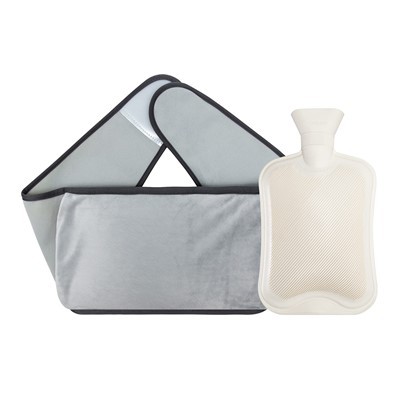 Capa de cinto para garrafa de água quente de borracha